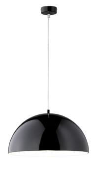 400mm Black Pendant Light - Dome