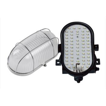 240v IP44 LED Utility Bulkhead Light - Dean Black Utility Bulkhead Light