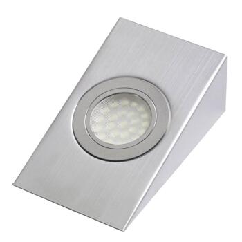 Wedge Undershelf LED Downlight - 1.6W 12V - 1 Fitting With Cool White LED 