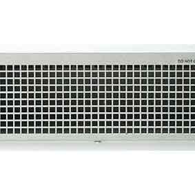 Stainless Steel Electric Plinth Heater - Consort - 2kW Wireless Controlled