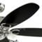 Princess Euro 105 cm Indoor Ceiling Fan with Light Kit - 52" Chrome Finish