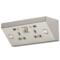 Worktop Kitchen Double Socket With USB Chargers - SKR009A
