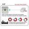 Consort White Electric Bathroom Heater - On/Off 