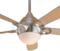 Hunter Lugano Ceiling Fan Light - Brushed Nickel - 52" Brushed Nickel