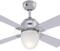 Westinghouse Saxton Ceiling Fan with Light - 42" Chrome