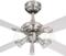 Westinghouse Pearl Ceiling Fan with Light  - 42" (1050mm) Stainless Steel