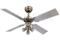 Westinghouse Princess Euro Ceiling Fan with Light - 42" Dark Pewter and Chrome