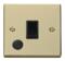 Polished Brass 20A DP Switch - Flex Out - With Black Interior