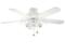 Fantasia Gemini Ceiling Fan - White - 42" (1070mm) With Lights
