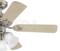 Westinghouse Ceiling Fan with Light - 72123-78530 - 42" Brushed Aluminium