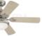 Westinghouse Ceiling Fan with Light - 72123-78533 - 42" Brushed Aluminium