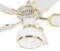 Westinghouse Princess Radiance Ceiling Fan - White - 30" White and Polished Brass