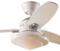 Hunter Merced Ceiling Fan Light - Chalk White - 44" Chalk White