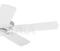 Hunter Outdoor Elements Ceiling Fan - White - 52" White