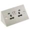 Mountable 2 Gang 13A Kitchen Double Socket With USB - SKR002A