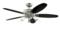 Westinghouse Arius Ceiling Fan with Light - 52" Chrome Finish