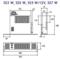 Smiths Black Central Heating Plinth Heater - SS3 - Max. 1.1kW (3800Btu) - Room Size 31m3