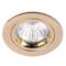 12V Low Voltage MR16 Recessed Fixed Downlight - Polished Brass
