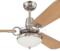Westinghouse Endicott Ceiling Fan with Light - 52" Brushed Nickel