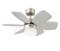 Westinghouse Flora Royale Ceiling Fan & Light - 30" Satin Chrome