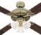 Westinghouse Monarch Trio Ceiling Fan with Light - 52" Polished Brass