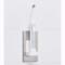 Electric Toothbrush Wall Charger Single  - Polished Steel trim single wall charger