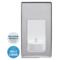 Electric Toothbrush Wall Charger Single  - Polished Steel trim single wall charger