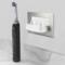 Electric Toothbrush Wall Charger Twin Brushed Steel - Brushed Steel