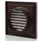 Brown Vent Grille Fixed Louvre - 4" 100mm