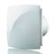 White Quiet Designer Extractor Fan 4" 100mm IP45 Zone 1 - With timer function