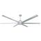 Titan Linear Brushed Titanium Ceiling Fan 84" - With Light