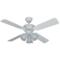 Montana All White Ceiling Fan with Light	 - 36" (920mm)