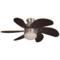 Atlanta Brushed Nickel Ceiling Fan with Light - 30" (762mm)