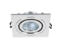 Polished Chrome IP65 Square Adjustable DownLight  - Fitting