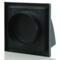 4" Cowled Wall Vent 100mm - Black