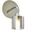 Polished Chrome Single Up or Down G9 Wall Light With Clear and Frosted Glass - 1 Light