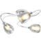Polished Chrome 3 Light G9 Ceiling Light With Smoked Glass Shades - 3 Light