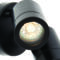 Matt Black 2 Light Adjustable Outdoor Wall Light - IP44 - Fitting
