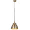 Antique Brass Small Industrial Style Pendant Ceiling Light Fitting - Pendant Fitting