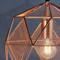 Copper Modern Geometric Pendant Ceiling Light Fitting - Pendant Fitting
