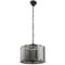 Slate Grey 4 Light Ceiling Pendant with Smoked Glass - 4 Light Fitting