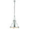 Polished Chrome Industrial Style Pendant Ceiling Light - Pendant Fitting