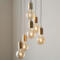 Satin Brass Ceiling Light Fitting - 6 Lights Pendant