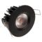 8w LED IP65 Fixed Shower / Bath Downlight - Matt Black - 8w 