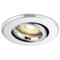 Polished Chrome Fire Rated Adjustable Downlight GU10	 - Fitting	