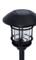 Black IP44 LED Solar Post Lantern - Solar Post Lantern