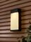 Black IP44 LED Solar Powered Rectangle Wall Light - Solar Wall Light