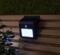 Black IP44 LED Solar Powered Wall Light With PIR Sensor - Black/Solar/PIR
