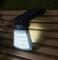 Black IP44 3.5W LED Solar Powered Wall Light With Microwave Sensor - Solar/Microwave Sensor