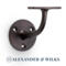 Dark Bronze Handrail Bracket - Fitting
